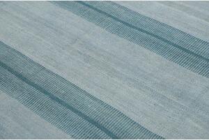 Tappeto Kilim Moderno Geometrico Celeste Azzurro 255x302 Cm