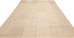 Tappeto Kilim Moderno Patchwork Beige Avorio 249x343 Cm