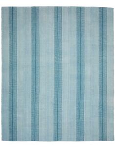 Tappeto Kilim Moderno Geometrico Celeste Azzurro 255x302 Cm