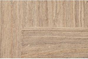 Tappeto Kilim Moderno Geometrico Beige Avorio 201x301 Cm