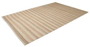 Tappeto Kilim Moderno Geometrico Beige Tortora 203x309 Cm