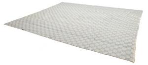 Tappeto Kilim Moderno Uni Geometrico Beige Azzurro 289x350 Cm