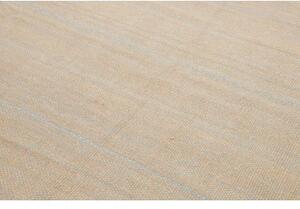Tappeto Kilim Moderno Uni Geometrico Beige Azzurro Chiaro 267x383 Cm