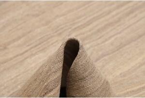 Tappeto Kilim Moderno Geometrico Beige Avorio 201x301 Cm