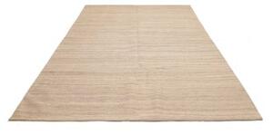 Tappeto Kilim Moderno Geometrico Beige Avorio 201x301 Cm
