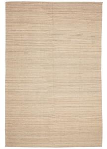 Tappeto Kilim Moderno Geometrico Beige Avorio 201x301 Cm