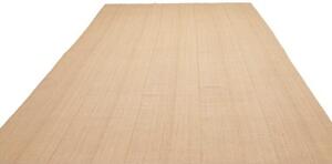 Tappeto Kilim Moderno Tinta Unita Beige Sabbia 253x355 Cm