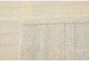 Tappeto Kilim Moderno Geometrico Beige Grigio 219x316 Cm