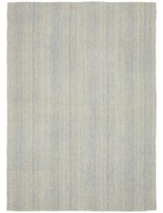 Tappeto Kilim Moderno Tinta Unita Beige Azzurro 173x240 Cm