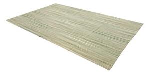 Tappeto Kilim Moderno Geometrico Verde Avorio 179x280 Cm