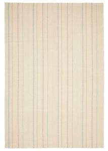 Tappeto Kilim Moderno Geometrico Avorio Multicolore 203x298 Cm