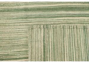 Tappeto Kilim Moderno Geometrico Verde Avorio 179x280 Cm
