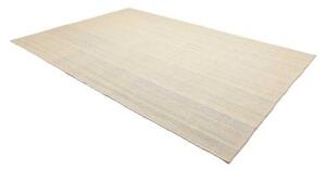 Tappeto Kilim Moderno Geometrico Beige Grigio 219x316 Cm