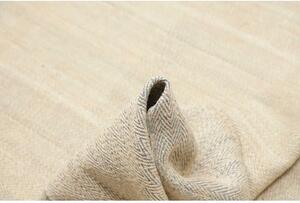 Tappeto Kilim Moderno Geometrico Beige Grigio 219x316 Cm