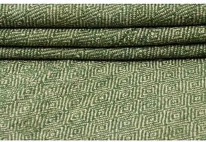 Tappeto Kilim Moderno Tinta Unita Verde Salvia Verde Chiaro 195x306 Cm