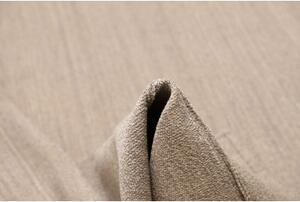 Tappeto Kilim Moderno Tinta Unita Beige Avorio Corsia 177x535 Cm