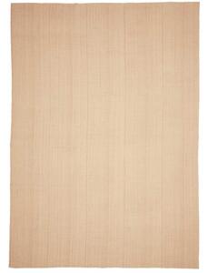 Tappeto Kilim Moderno Tinta Unita Beige Sabbia 253x355 Cm