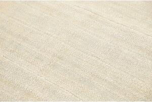 Tappeto Kilim Moderno Tinta Unita Avorio Beige 258x304 Cm