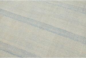 Tappeto Kilim Moderno Geometrico Avorio Celeste 222x330 Cm