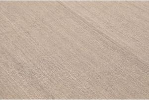 Tappeto Kilim Moderno Tinta Unita Beige Avorio Corsia 177x535 Cm