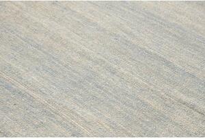 Tappeto Kilim Moderno Tinta Unita Beige Azzurro 173x240 Cm