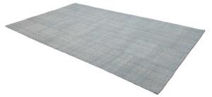 Tappeto Kilim Moderno Patchwork Celeste Avorio 190x306 Cm