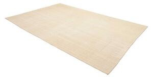 Tappeto Kilim Moderno Tinta Unita Avorio Avorio Chiaro 208x305 Cm