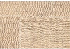 Tappeto Kilim Moderno Patchwork Beige Avorio 207x294 Cm