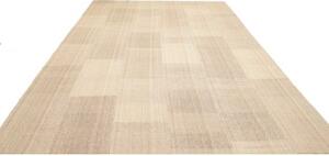 Tappeto Kilim Moderno Patchwork Avorio Tortora 250x326 Cm