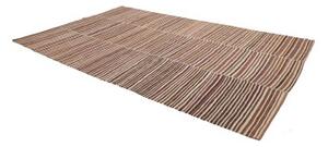 Tappeto Kilim Vintage Patchwork Marrone Beige 216x347 Cm