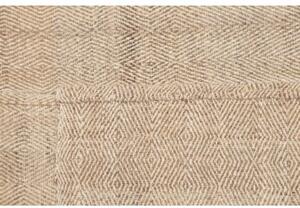 Tappeto Kilim Moderno Patchwork Beige Avorio 205x295 Cm