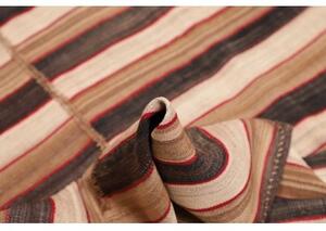 Tappeto Kilim Vintage Patchwork Beige Marrone 143x186 Cm