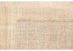 Tappeto Kilim Moderno Patchwork Beige Avorio 167x238 Cm
