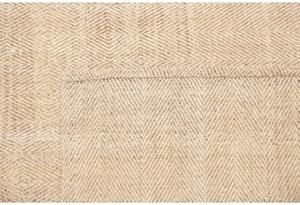 Tappeto Kilim Moderno Patchwork Beige Avorio 206x300 Cm