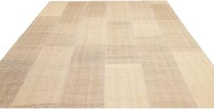 Tappeto Kilim Moderno Patchwork Beige Avorio 254x300 Cm