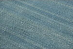 Tappeto Kilim Moderno Geometrico Azzurro Celeste 171x235 Cm