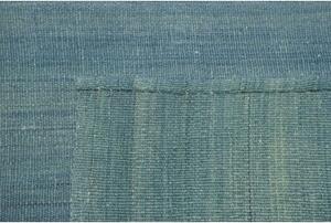 Tappeto Kilim Moderno Geometrico Azzurro Celeste 171x235 Cm