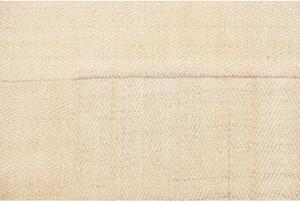 Tappeto Kilim Moderno Tinta Unita Avorio Avorio Chiaro 208x305 Cm