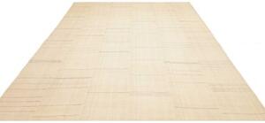 Tappeto Kilim Moderno Geometrico Avorio Grigio 247x334 Cm