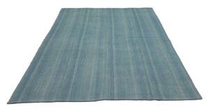 Tappeto Kilim Moderno Geometrico Azzurro Celeste 171x235 Cm