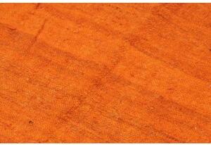 Tappeto Kilim Patch Geometrico Arancione Ocra 316x393 Cm