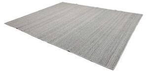 Tappeto Kilim Moderno Geometrico Grigio Azzurro 247x312 Cm