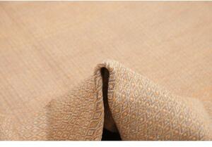 Tappeto Kilim Moderno Tinta Unita Beige Sabbia 255x369 Cm