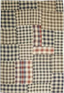 Tappeto Kilim Patch Patchwork Blu Scuro Beige 167x243 Cm