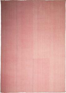 Tappeto Kilim Moderno Uni Tinta Unita Rosa Antico Rosa Cipria 212x276 Cm