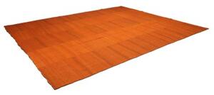 Tappeto Kilim Patch Geometrico Arancione Ocra 316x393 Cm