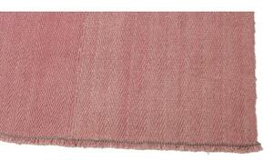 Tappeto Kilim Moderno Uni Tinta Unita Rosa Antico Rosa Cipria 212x276 Cm