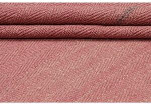 Tappeto Kilim Moderno Uni Tinta Unita Rosa Antico Rosa Cipria 212x276 Cm