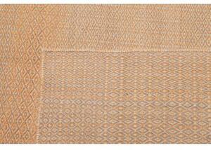 Tappeto Kilim Moderno Tinta Unita Beige Sabbia 255x369 Cm