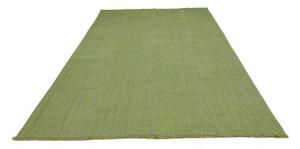 Tappeto Kilim Moderno Uni Geometrico Verde Grigio 218x333 Cm